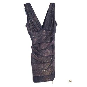 Deb body-contouring evening gown